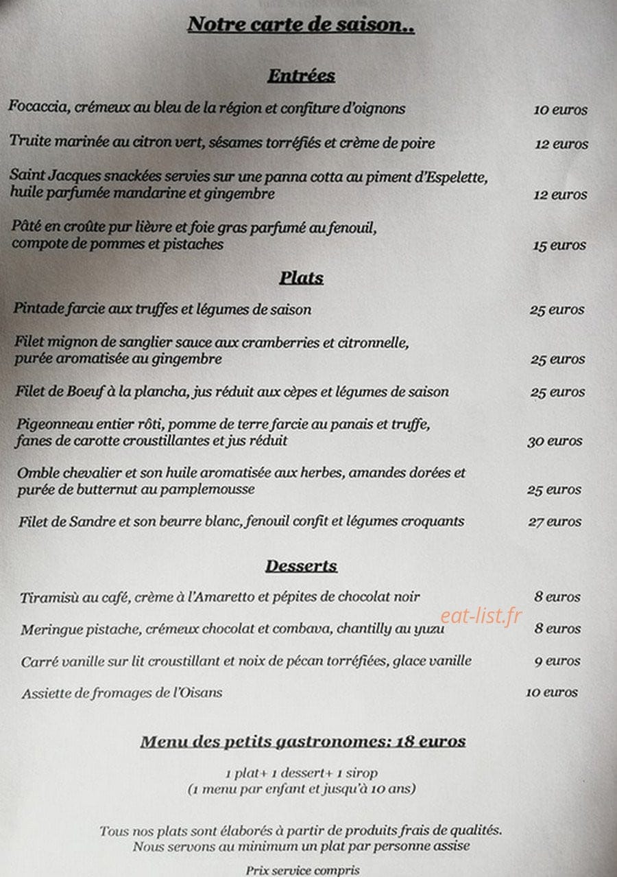 L'Empreinte — carte page 1