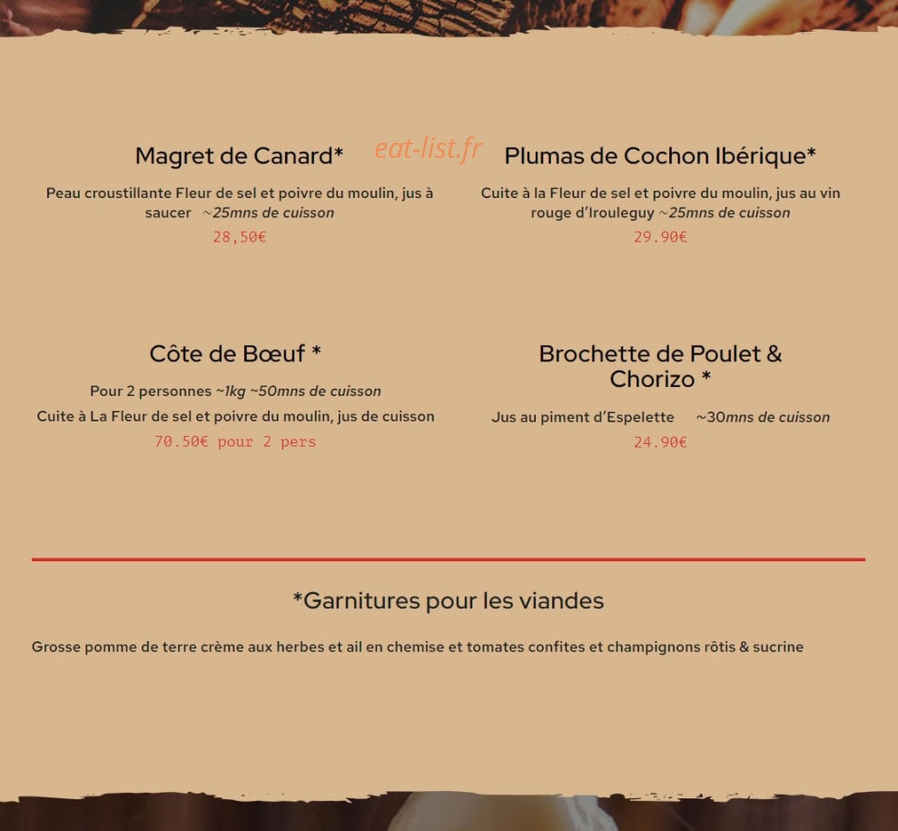 La cremaillere — carte page 3