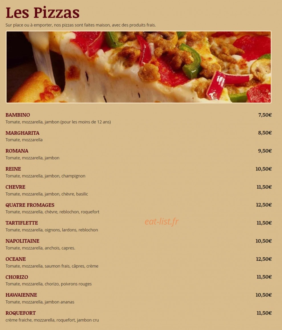 La Fondue — carte page 2