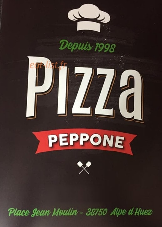 Pizza Peppone — carte page 1