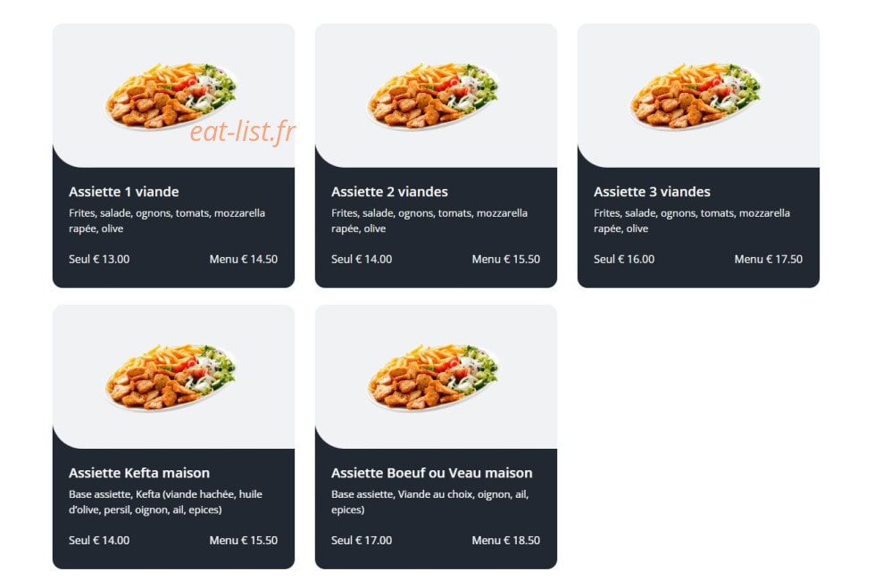 Chick and Food — carte page 7