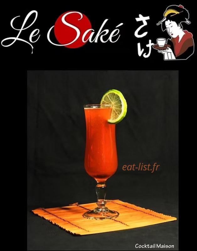 Le Saké — carte page 1