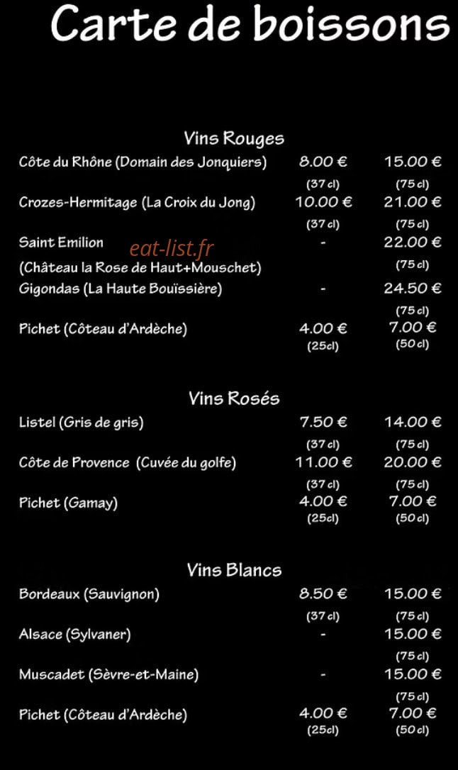 Le Saké — carte page 9