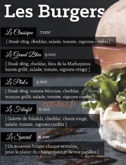 Le Plat'O — carte page 2