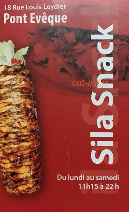 Sila kebab — carte page 1