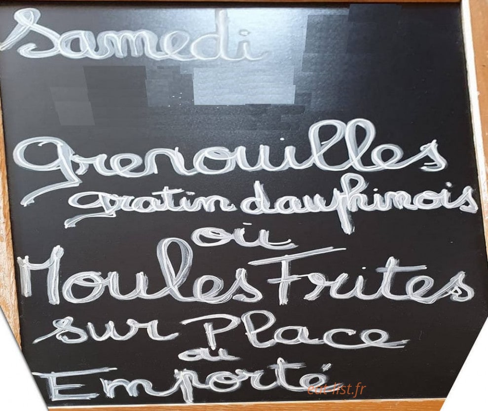Resto Des Halles — carte page 1