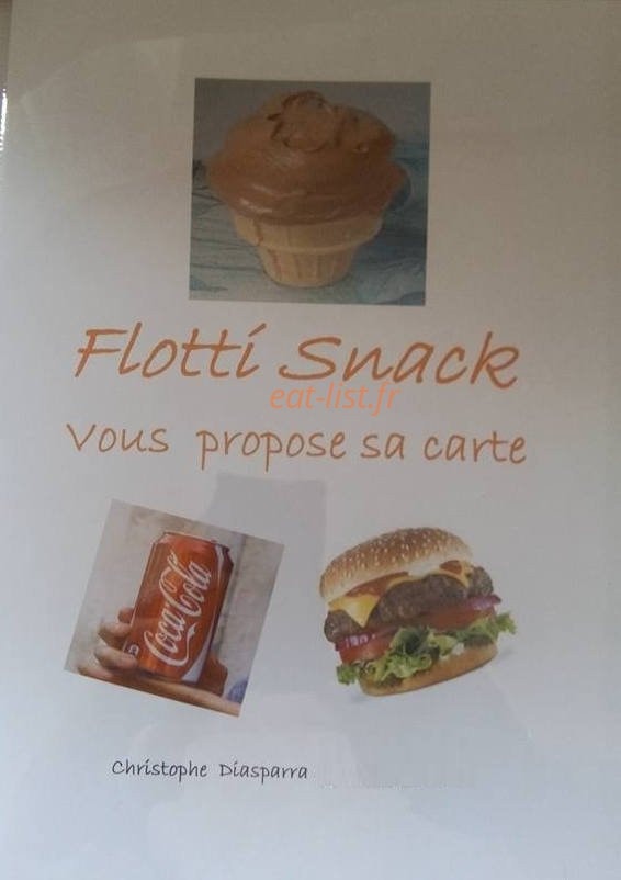 Flotti snack — carte page 1
