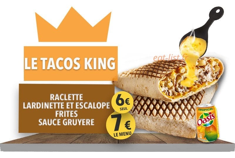 Tacos king — carte page 9