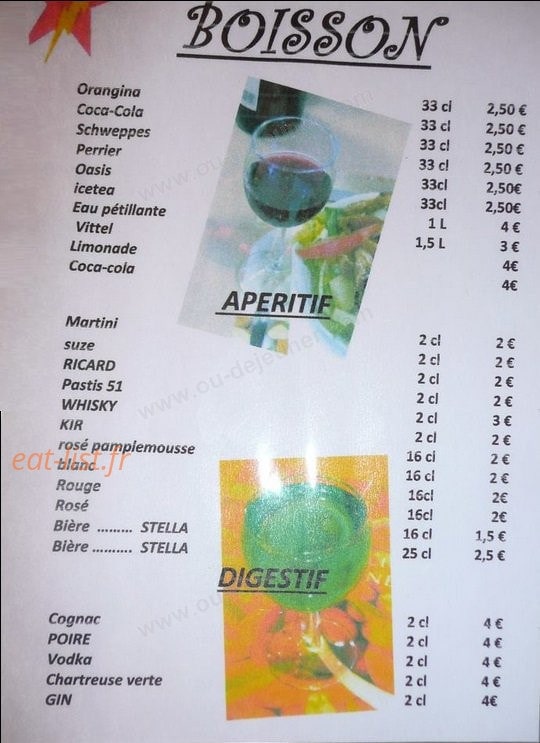 Loock pizza — carte page 4