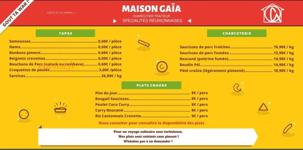 Maison Gaïa — carte page 1