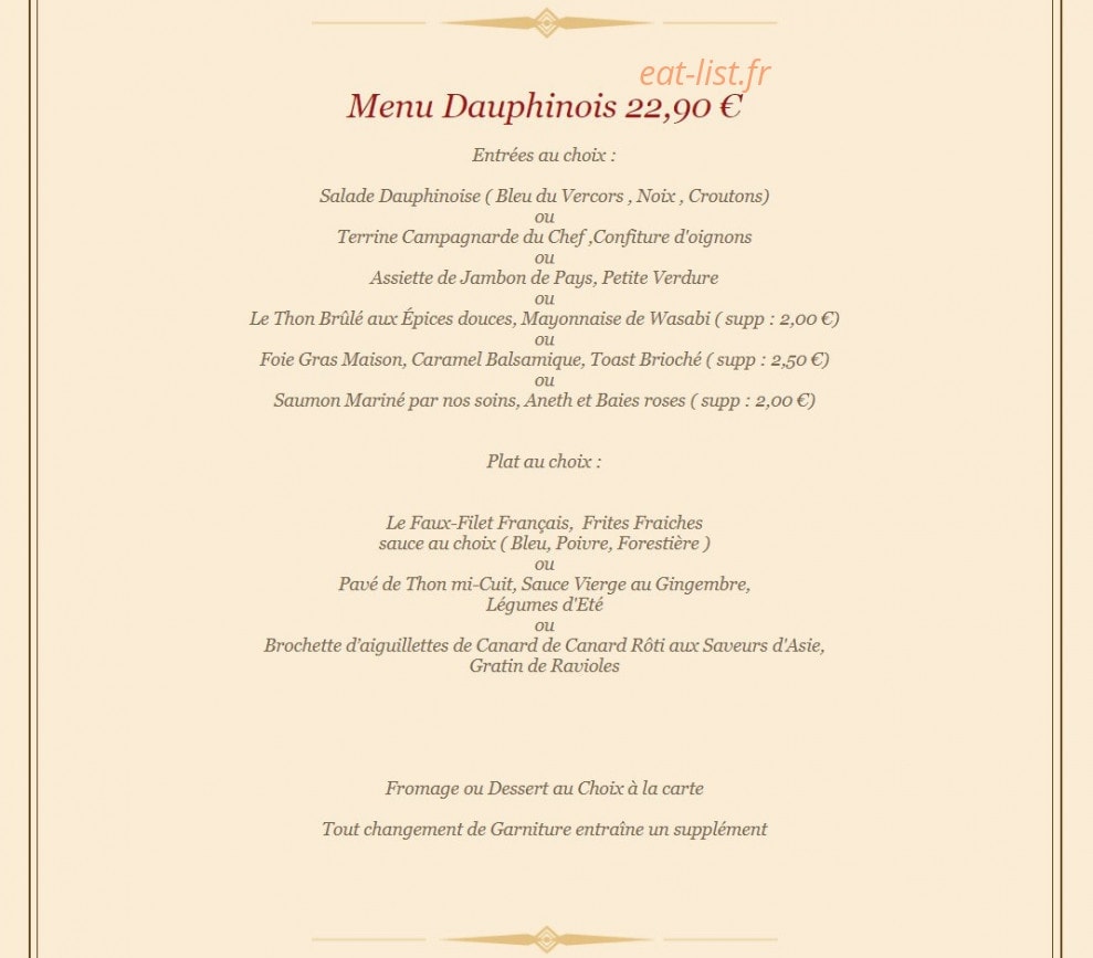Le Rossli — carte page 2