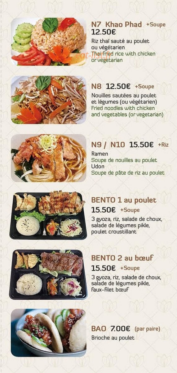 Carte et menu de Ô Wasabi Mountains à Les Deux Alpes — a la carte