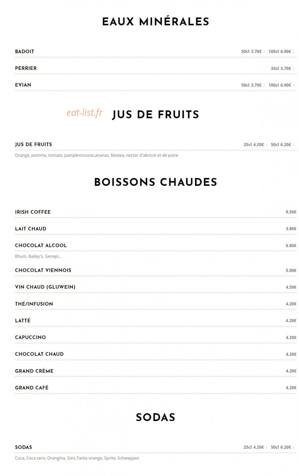 Chalet de la Toura — carte page 5