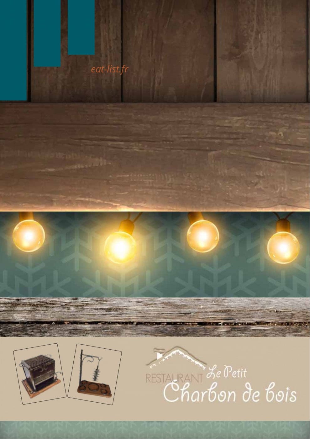 Le Petit Charbon de Bois — carte page 1
