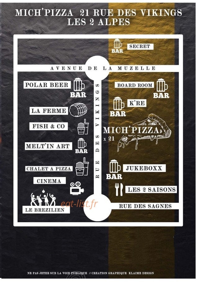 Mich'pizza — carte page 4