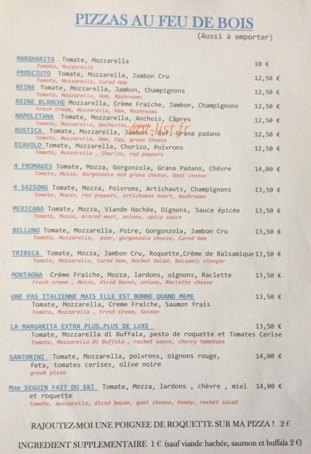 Tribeca — carte page 1