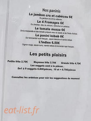 Snack l'Igloo — carte page 3