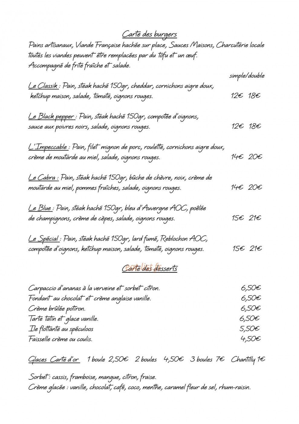 Ô puits gourmand — carte page 3