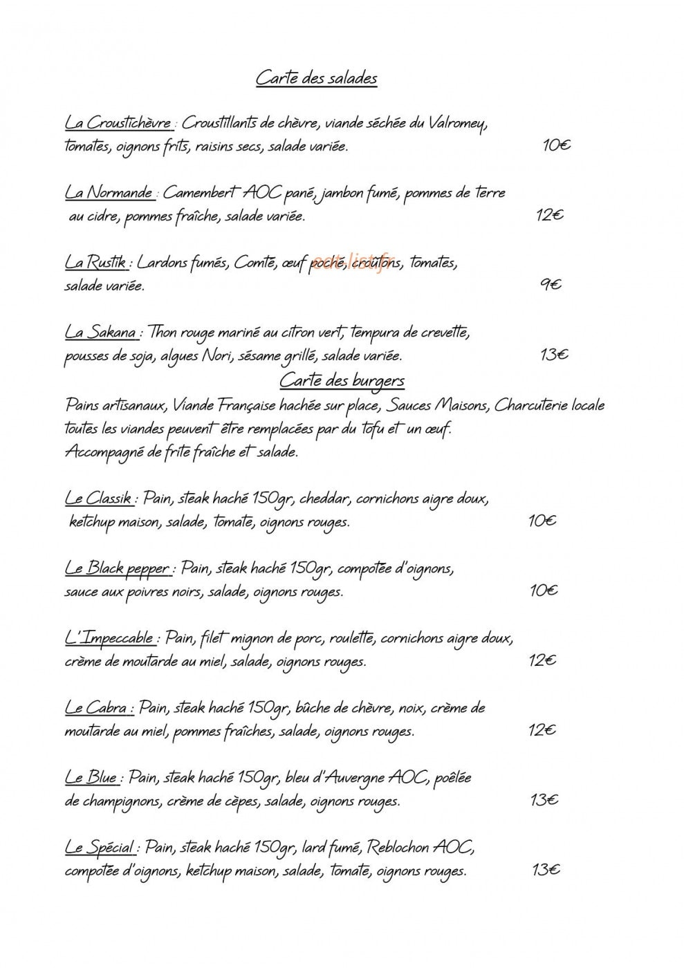 Ô puits gourmand — carte page 4