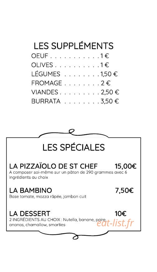 Pizza & Cie — carte page 5