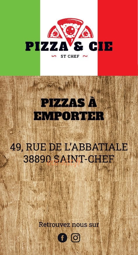 Pizza & Cie — carte page 1