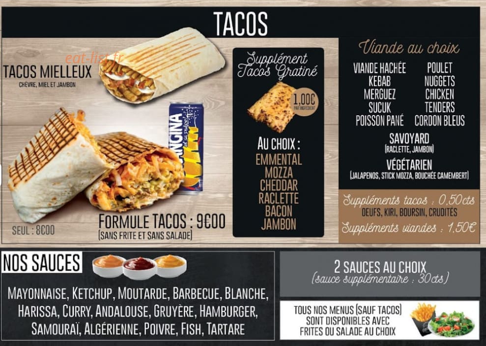 Grill Diner's — carte page 3