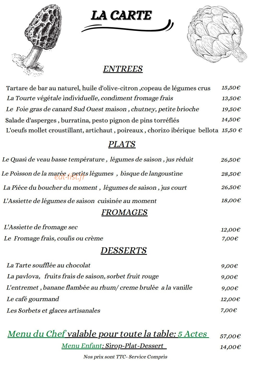 La Maison Haute — carte page 1