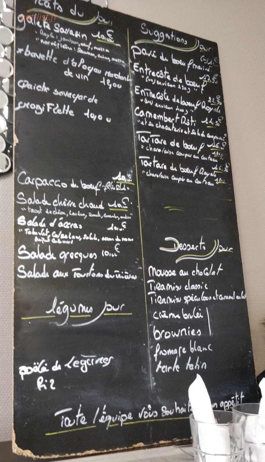 Le Chez Nous — carte page 1