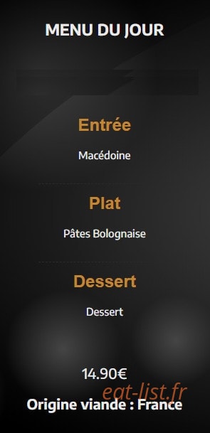 Le Must — carte page 6