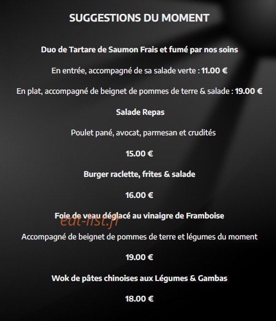 Le Must — carte page 5