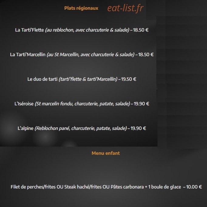 Le Must — carte page 3
