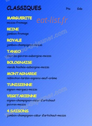 Nacho pizza — carte page 1