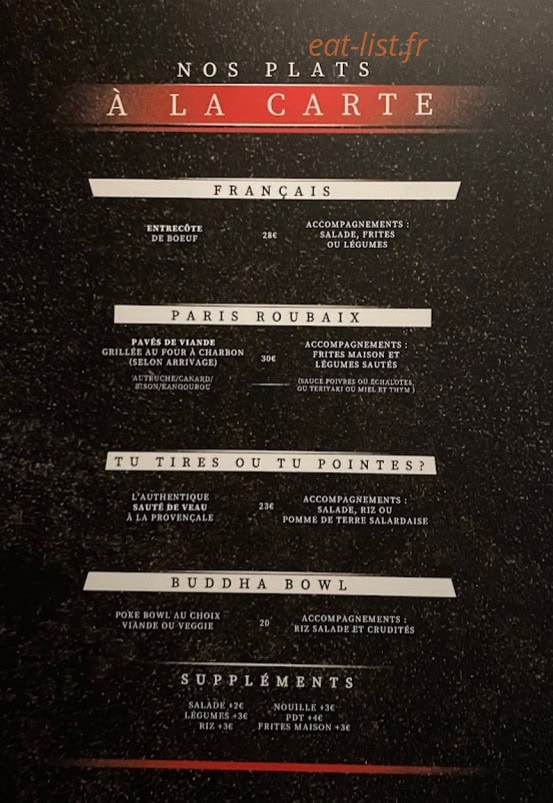 Planet grill — carte page 5
