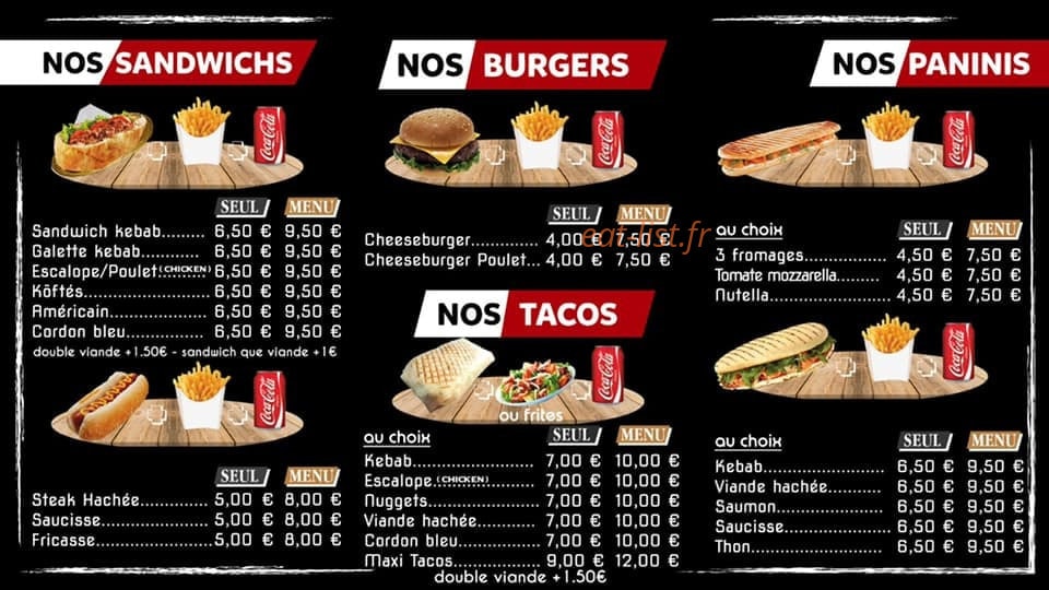 Station Kebab — carte page 3