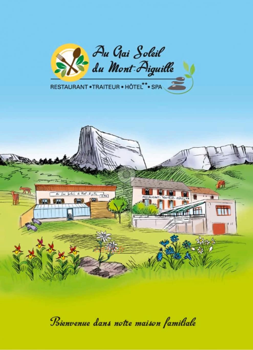 Au Gai Soleil Du Mont-aiguille — carte page 1