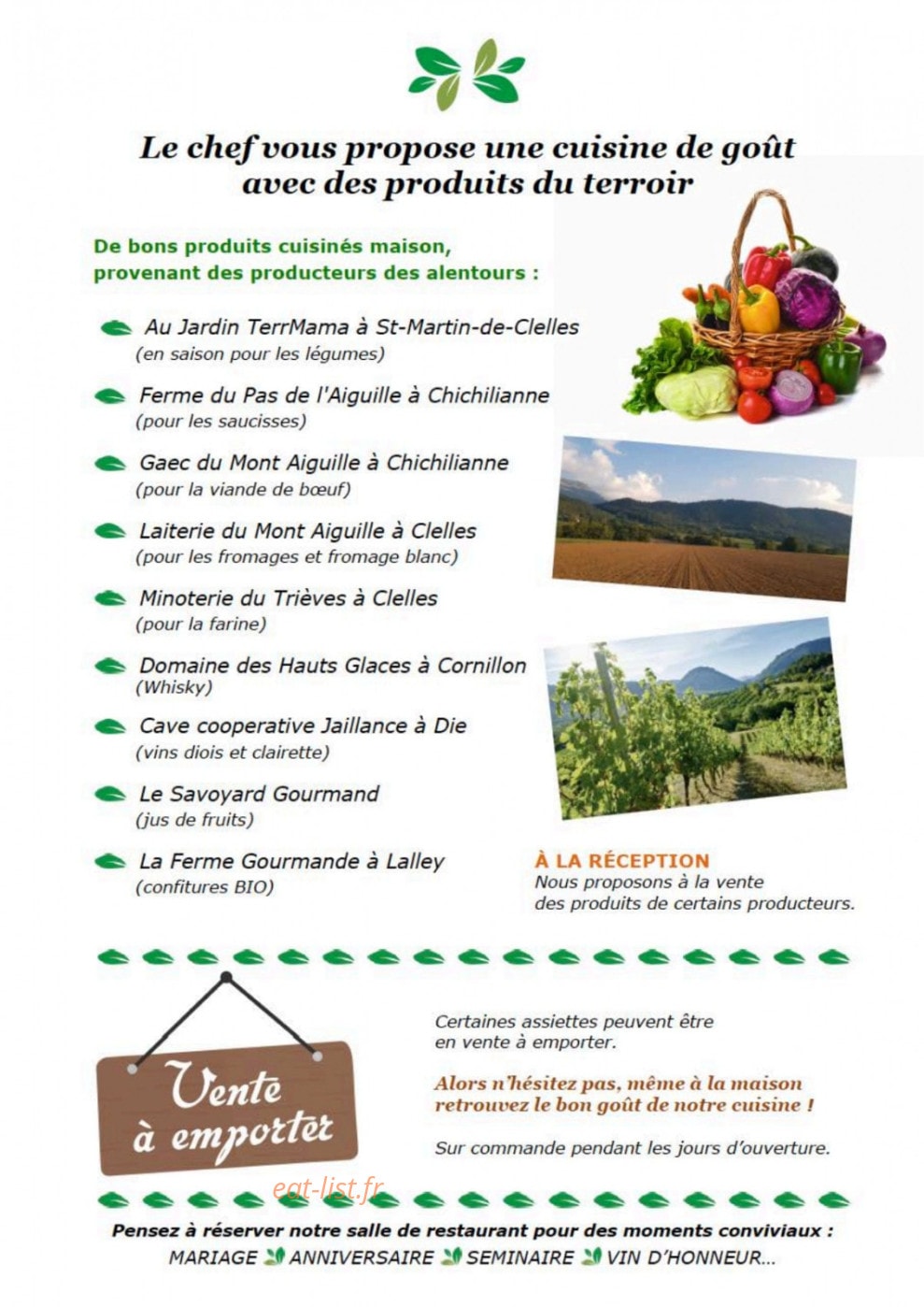 Au Gai Soleil Du Mont-aiguille — carte page 2