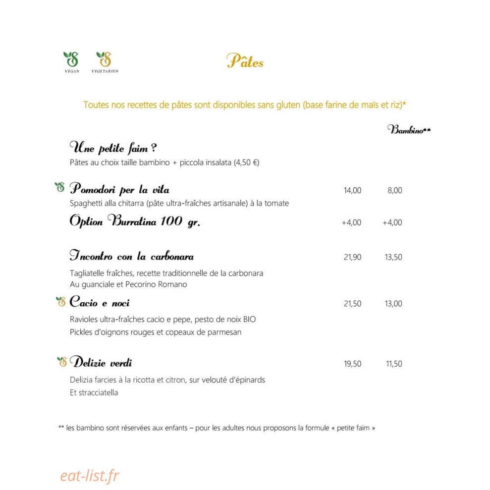 Pizza sana — carte page 3