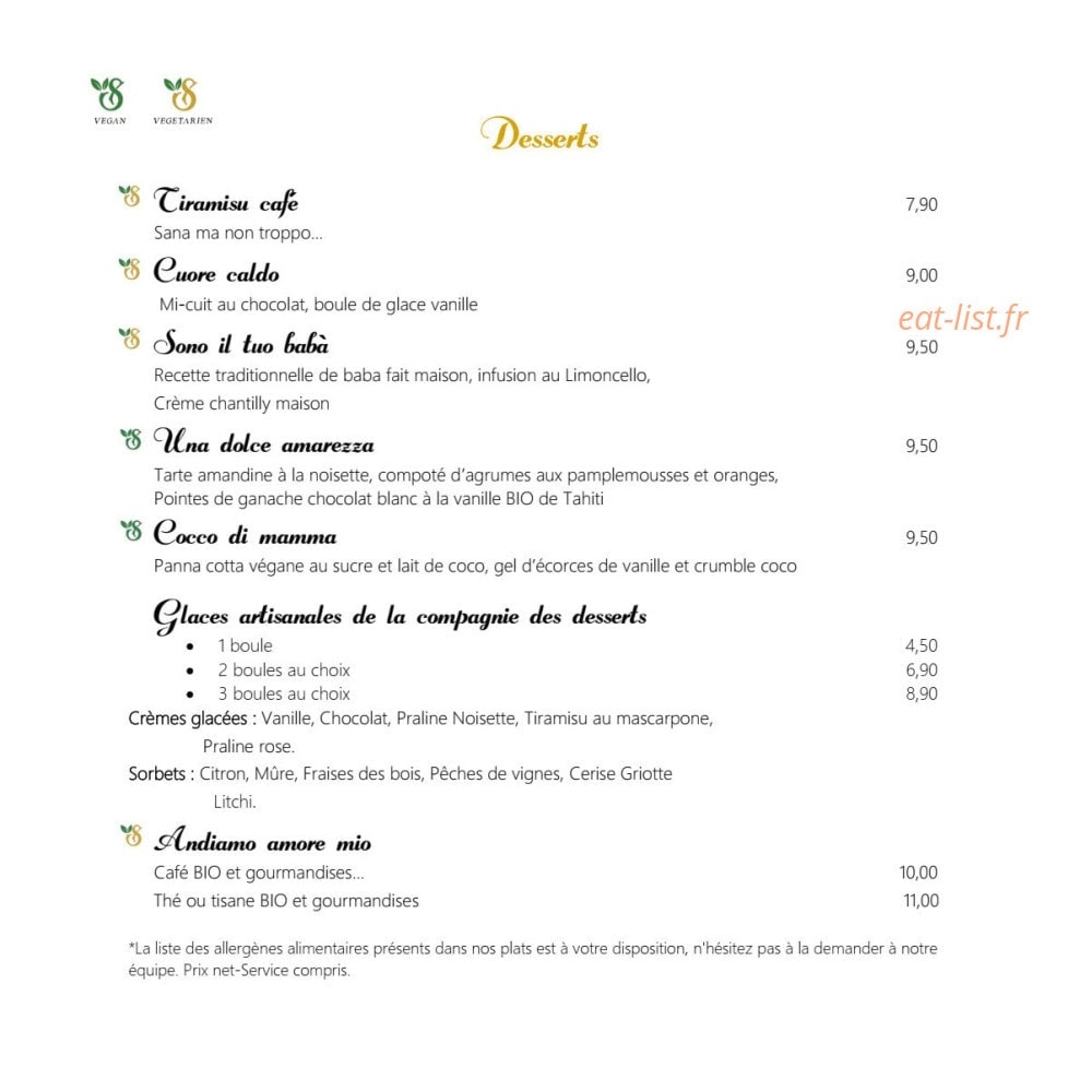 Pizza sana — carte page 4