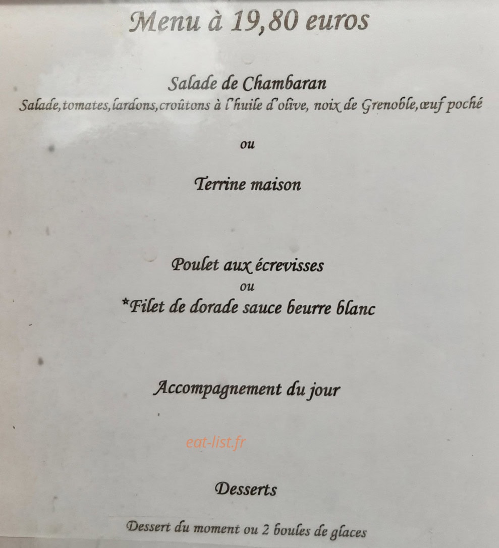 L'Auberge des Chasseurs — carte page 3