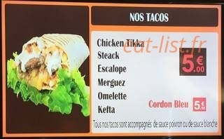 BBS snack — carte page 11