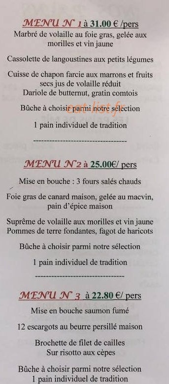 La Menthe Sauvage — carte page 3
