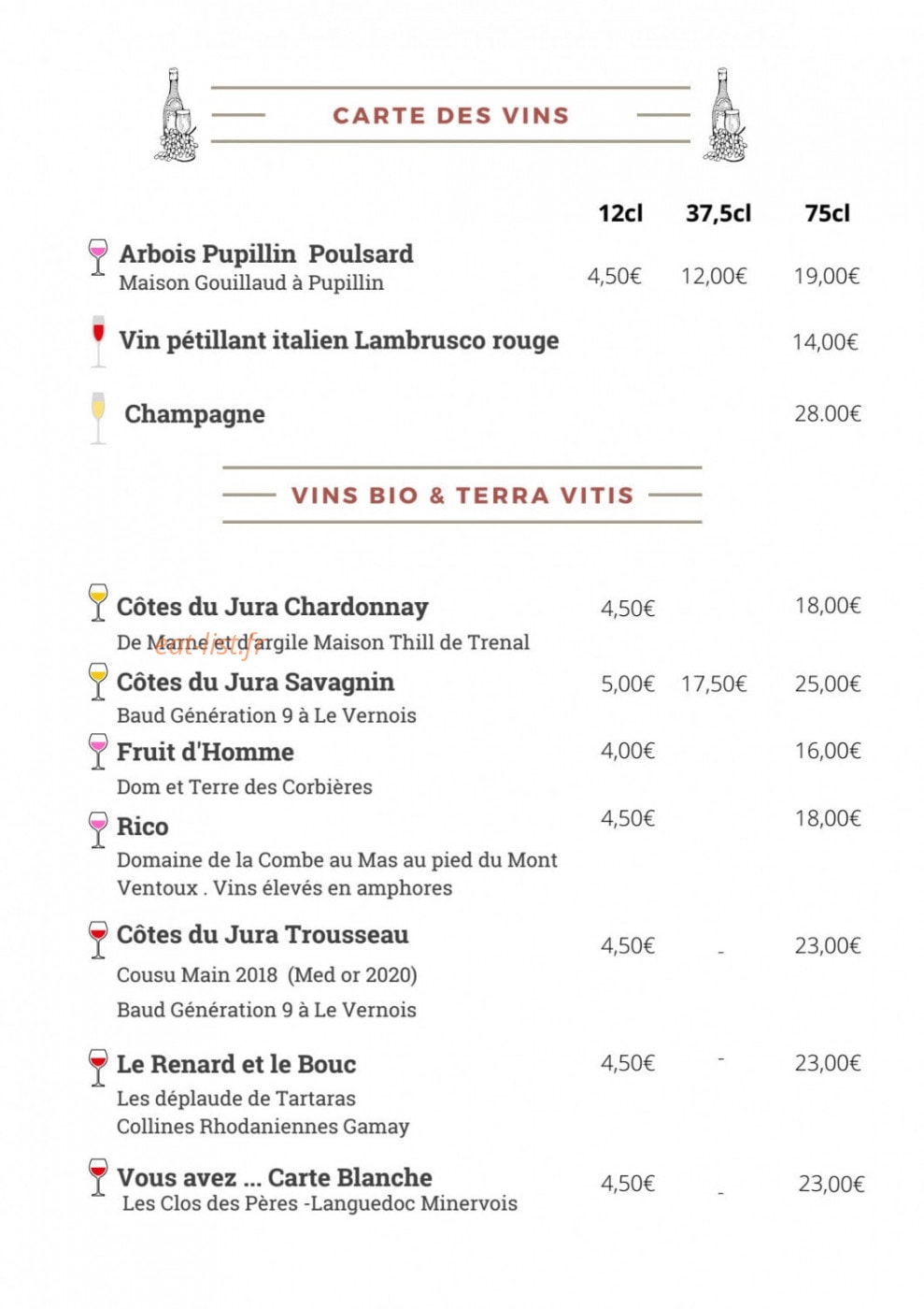 La Pizzaline — carte page 8