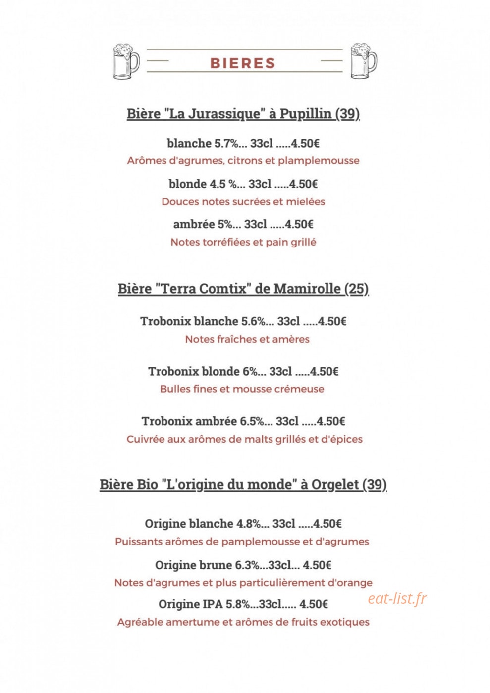 La Pizzaline — carte page 7