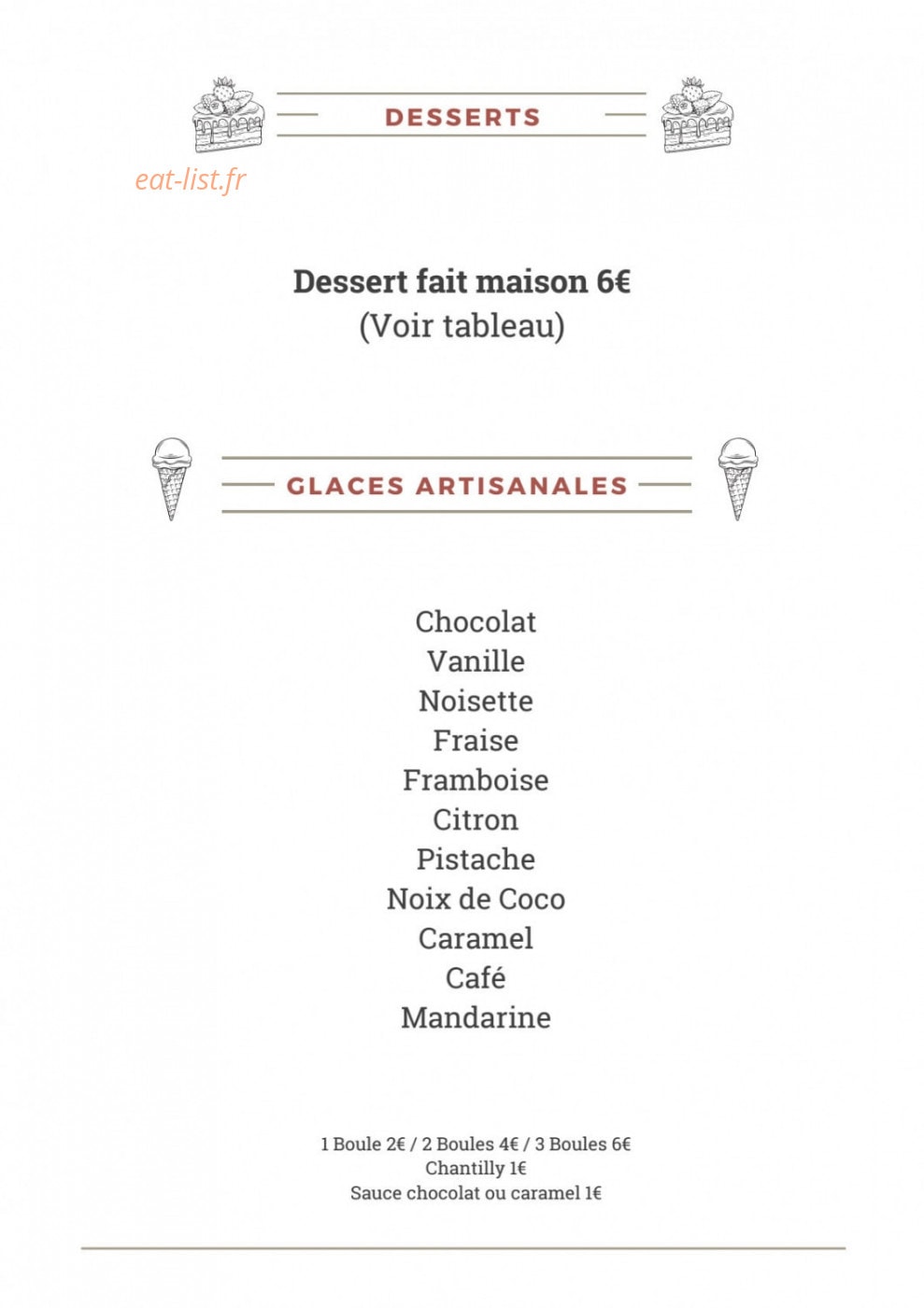 La Pizzaline — carte page 5