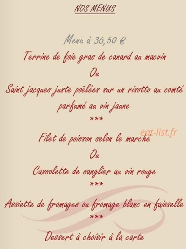 Le Grain de Sel — carte page 7