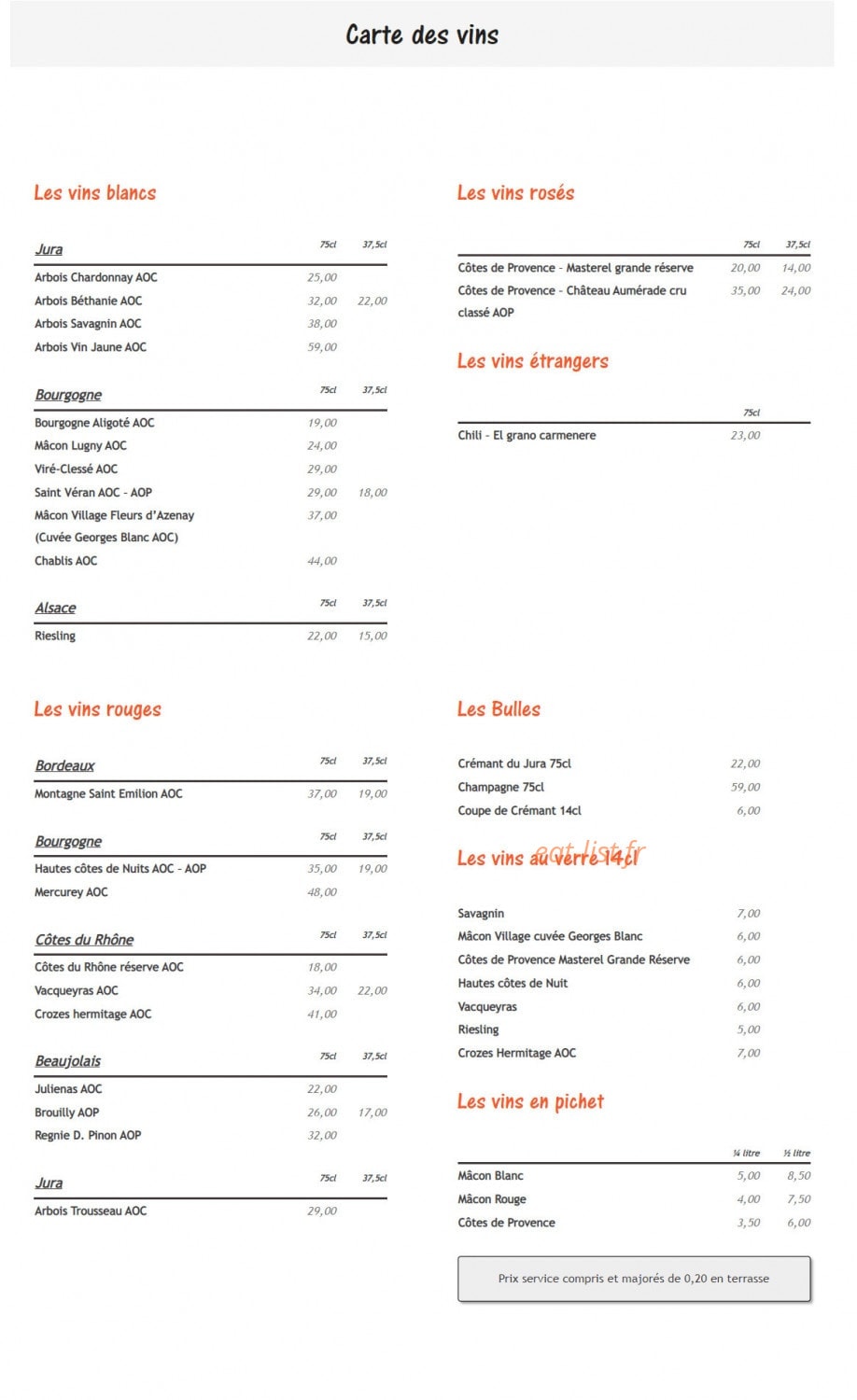 Le Mijoté — carte page 4