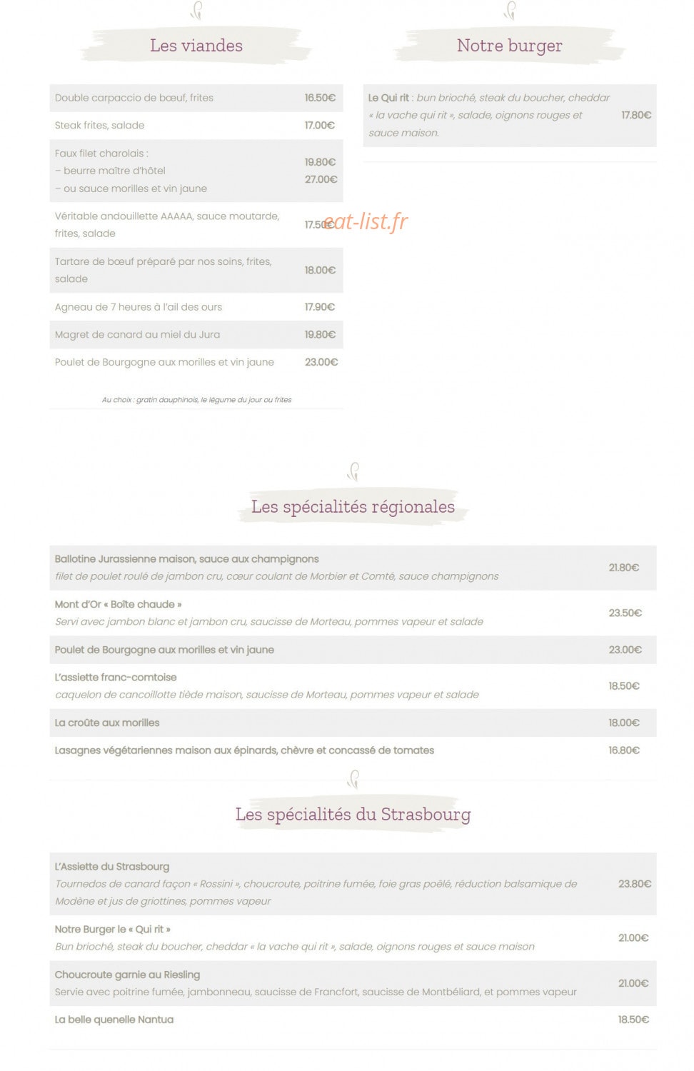 Le Strasbourg — carte page 2