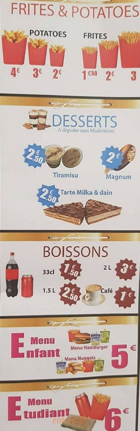 Ledo Snack — carte page 5