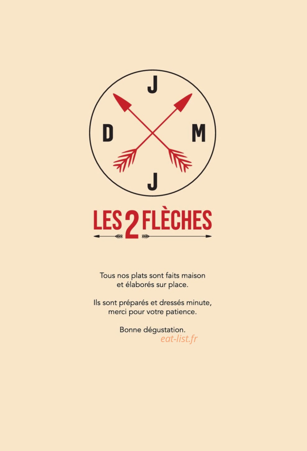Les 2 Flèches — carte page 9