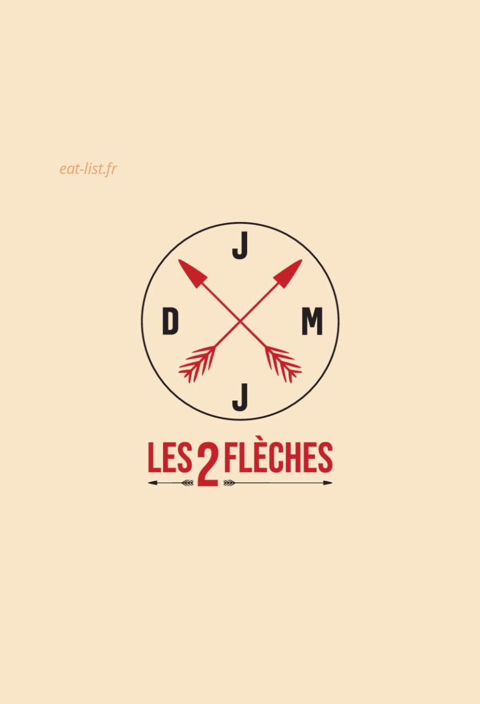 Les 2 Flèches — carte page 1